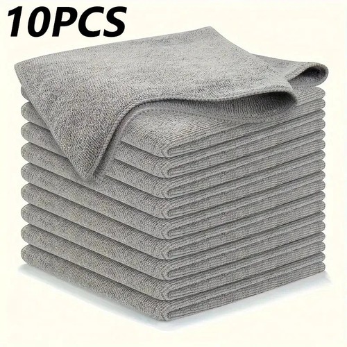 Grey microfiber cloths - grey,