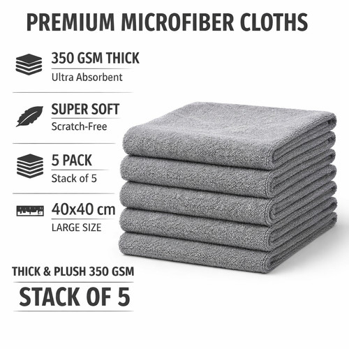Microfiber cleaning cloths 350 - microfiber,